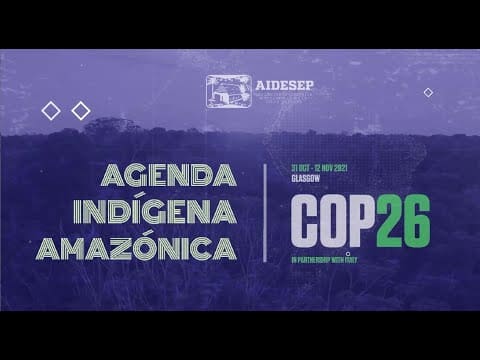Propuestas de AIDESEP en la COP26