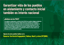 Infografía: Garantizar la vida de los PIACI también es de interés nacional