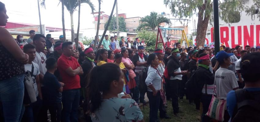 CN Kichwas 5 San Martín: comunidades kichwas realizan marcha para exigir sus derechos territoriales