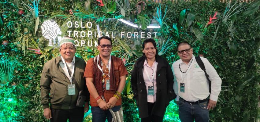 Oslo Noruega: AIDESEP participa en el Foro sobre Bosques Tropicales