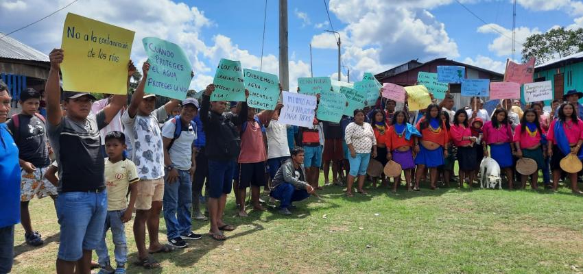 aidesep loreto fepiurcha Loreto: comunidades urarinas paralizan actividad petrolera en el río Chambira