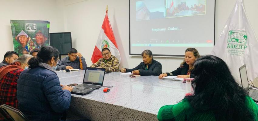 aidesep reunion codepisam AIDESEP, CODEPISAM y FERIAAM coordinan acciones para asegurar los derechos colectivos de los pueblos indígenas de San Martín