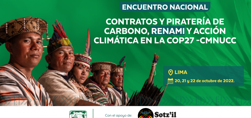 Post taller Renami 2 Líderes indígenas participan en encuentro nacional sobre piratería de carbono, RENAMI y acción climática