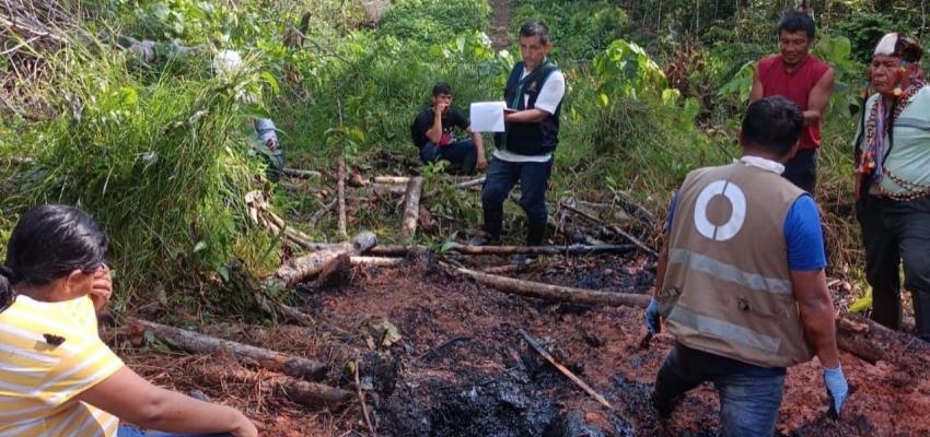 aidesep noticias Chapra derrame Desidia de PetroPerú pone en peligro a cerca a 50 comunidades y más de mil personas afectadas por el avance del derrame en el km 177 del Oleoducto Norperuano