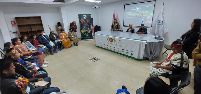 aidesep noticias juventudes indigenas Juventudes indígenas inician consolidación de su agenda por la acción climática y el Acuerdo de Escazú