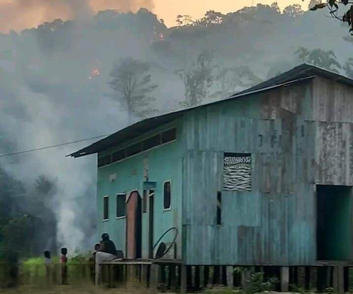 Incendio forestal e1694551827743 Incendio forestal pone en riesgo comunidad nativa de Ucayali