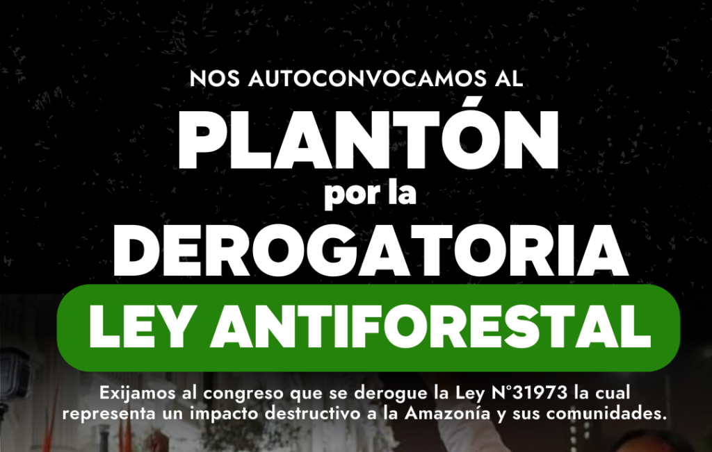 IMG 2892 e1706204379658 Un grito unánime por la Amazonía y sus comunidades por la derogación de la Ley Antiforestal