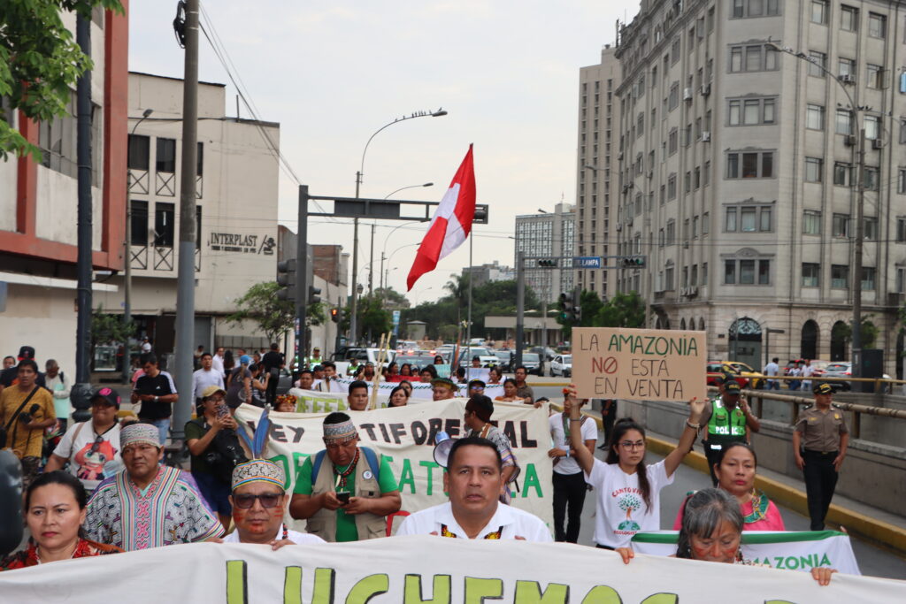 IMG 7746 Pueblos indígenas convocan a marcha ante vulneración de derechos por parte del Congreso y el Ejecutivo