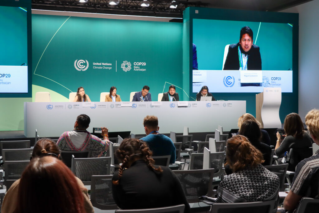 IMG 9268 1 COP 29: Presentan REDD+ Jurisdiccional Indígena como propuesta para garantizar derechos y prioridades de los pueblos indígenas amazónicos en el Perú